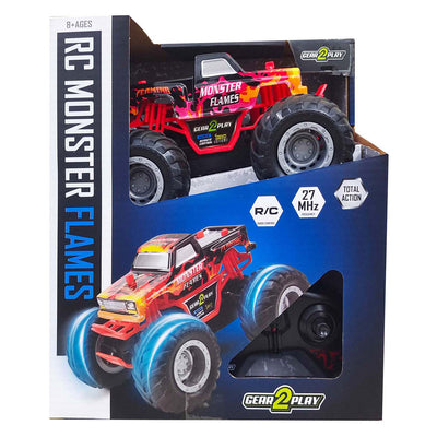 Gear2Play RC Lenkbare Auto Monster Flammen