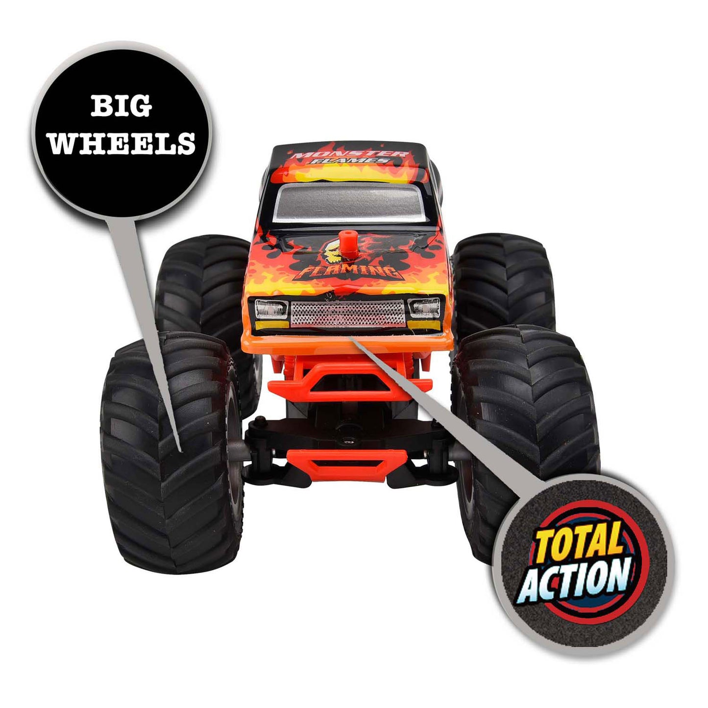 Gear2Play RC Lenkbare Auto Monster Flammen