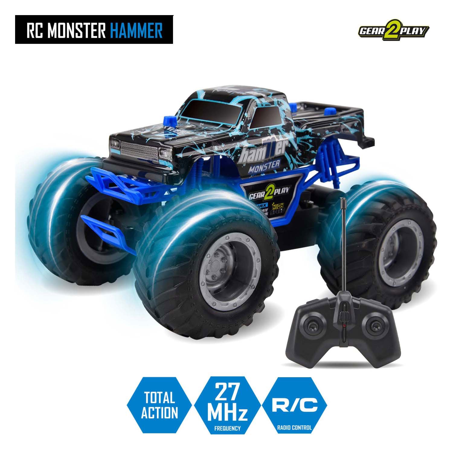 Gear2Play RC Lenkbar Auto Monster Hammer