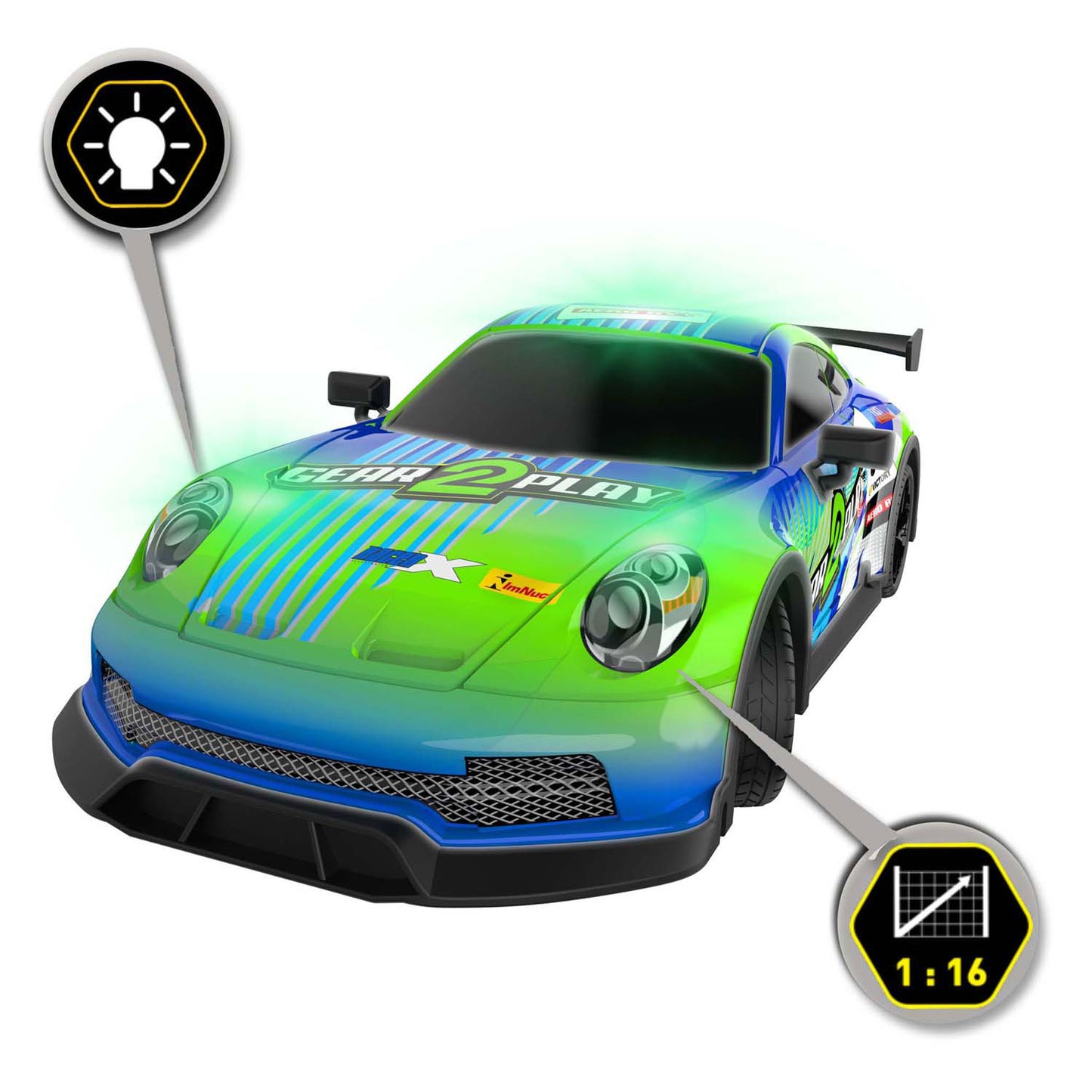 Gear2Play RC Night Blitz kontrollierbares Auto
