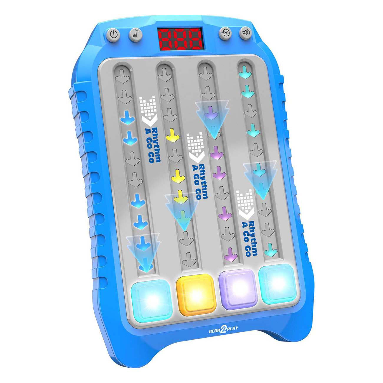 Gear2Play Rhytm a Go folgen Sie dem Rhythmusspiel Blau