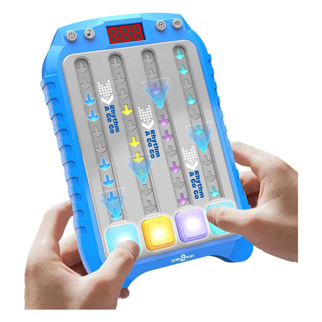 Gear2Play Rhytm a Go folgen Sie dem Rhythmusspiel Blau