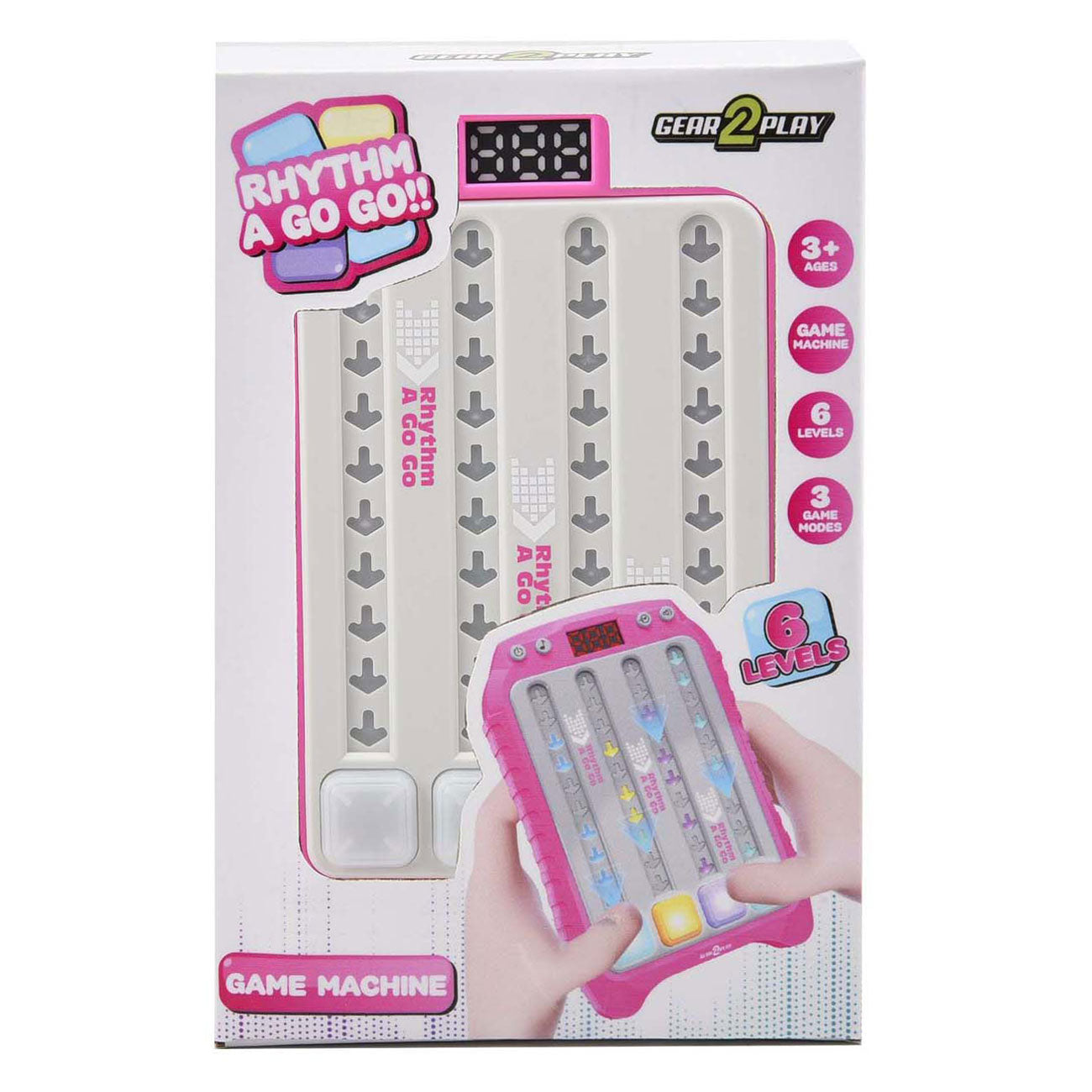 Gear2Play Rhytm A GO folgen Sie dem Rhythmusspiel Pink