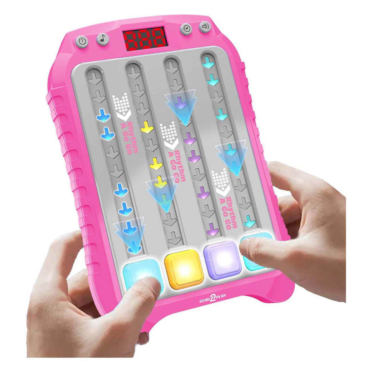 Gear2Play Rhytm A GO folgen Sie dem Rhythmusspiel Pink