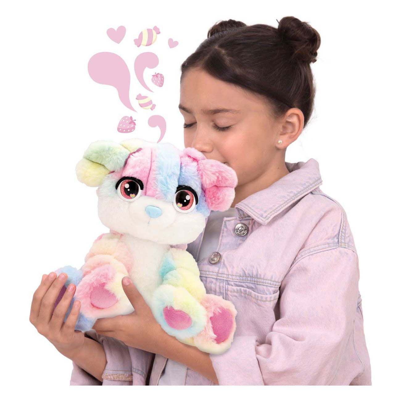 Spectron Cotton Cuties Welpe - Duft Baumwoll Süßigkeit Umarmung, 30 cm