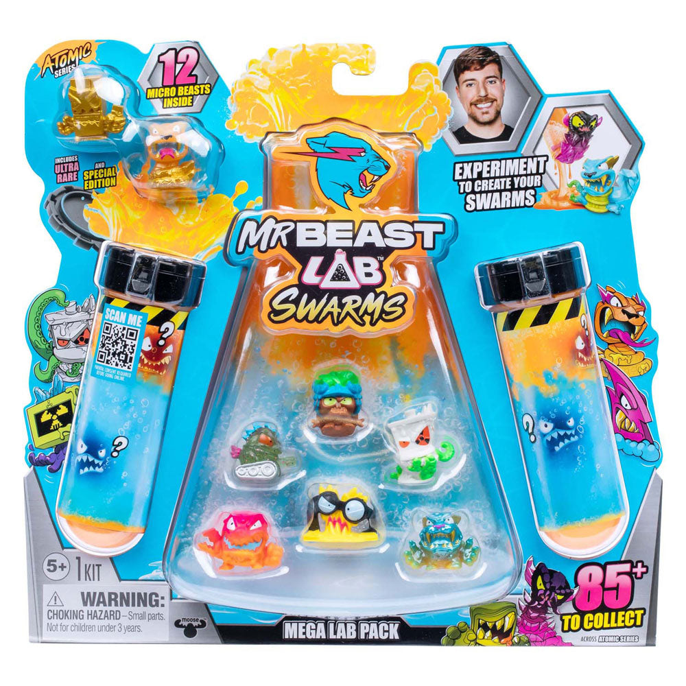 Spectron MrBeast Lab Swarms Series 2 Atomic Series Action Figur, 12-Pack