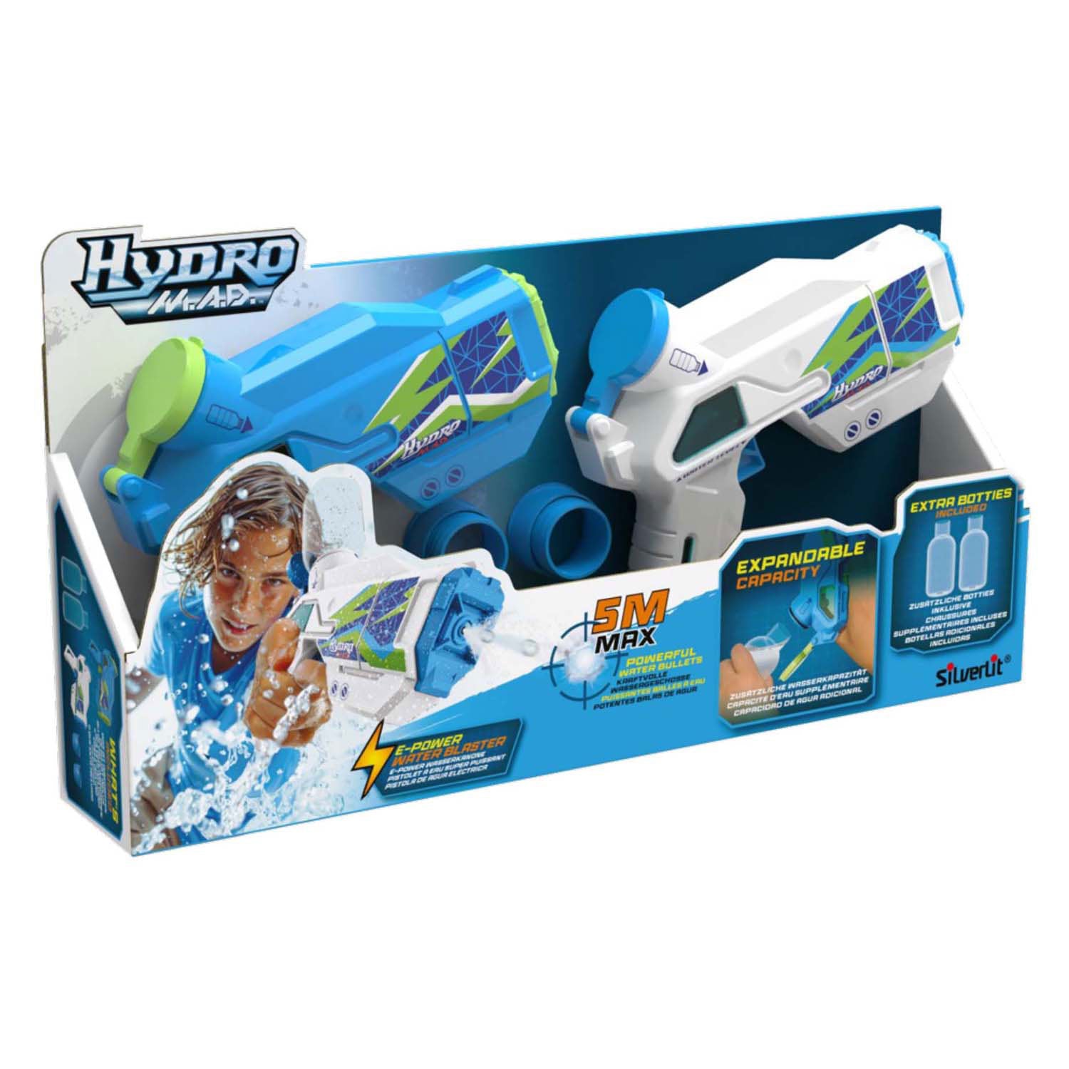 Silverlit Hydro Mad - Mini Waterpistolen 2 -Pack