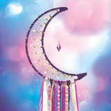 Spectron macht es echter Moon Dreamcatcher mit Lichtern - afbeelding 3