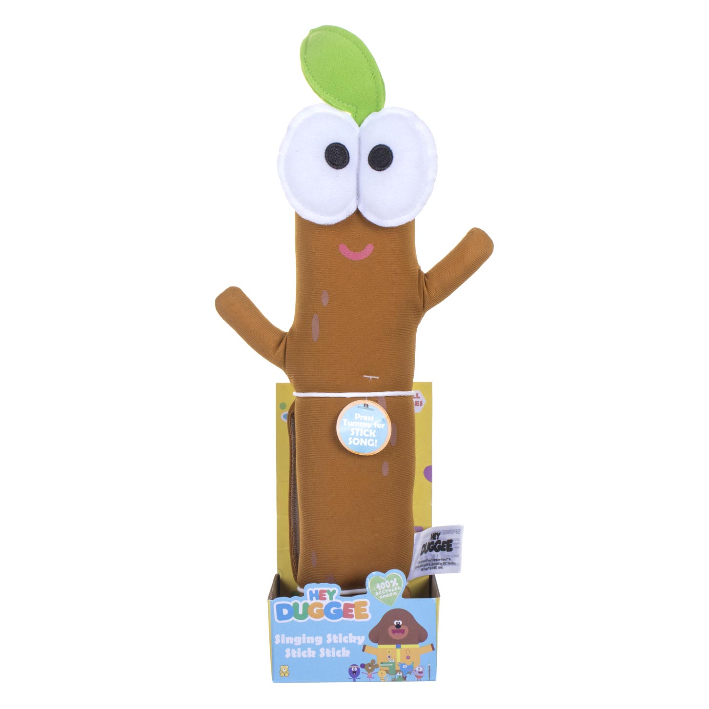 Hey Duggee, der Sticky Stick Plüsch singt
