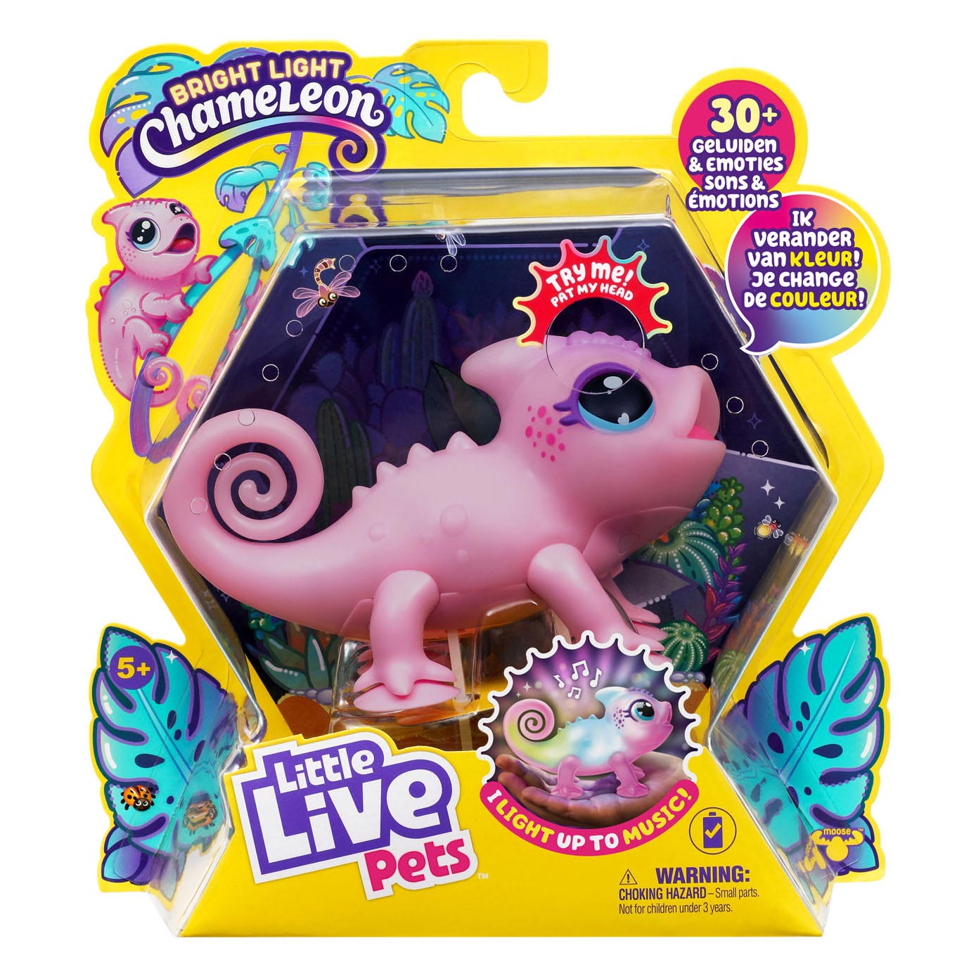 Spectron Little Live -Haustiere Chameleon Nova Pink Interactive