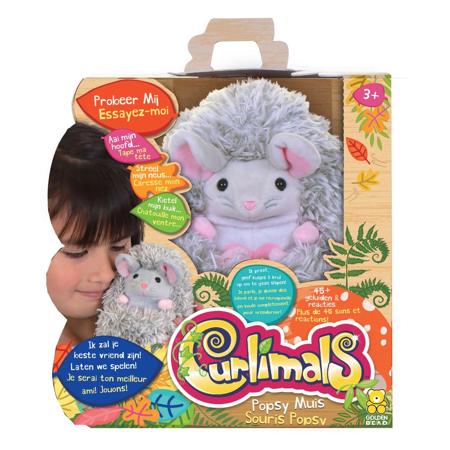 Curlimals Popsy Die interaktive Umarmung der Maus