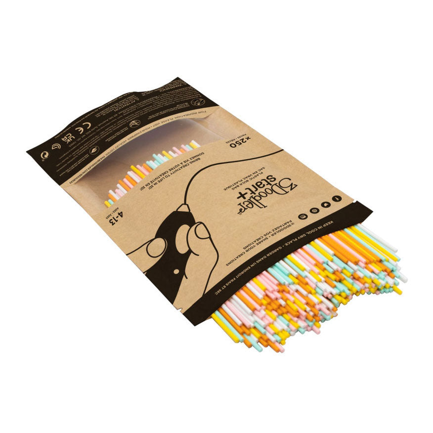 Spectron 3Doodler Ableitungsverpackung 250 Stangen Feuereis