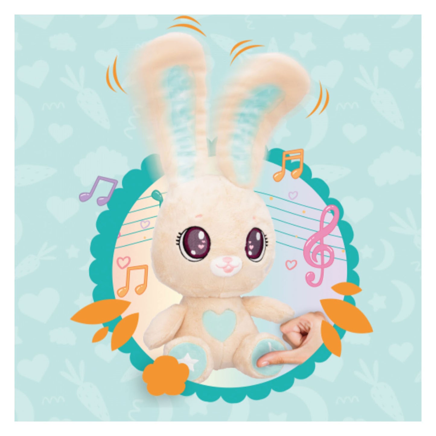 Spectron Peekapets Kiekeboe Hug Bunny mit Sound