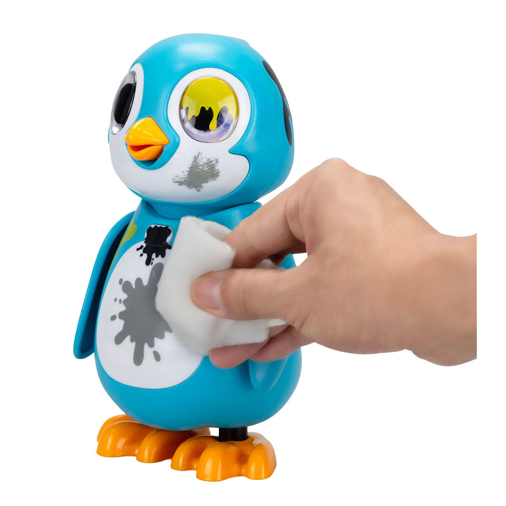 Silberrettung interaktiver Pinguinblau