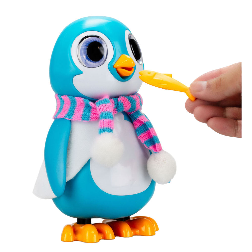 Silberrettung interaktiver Pinguinblau