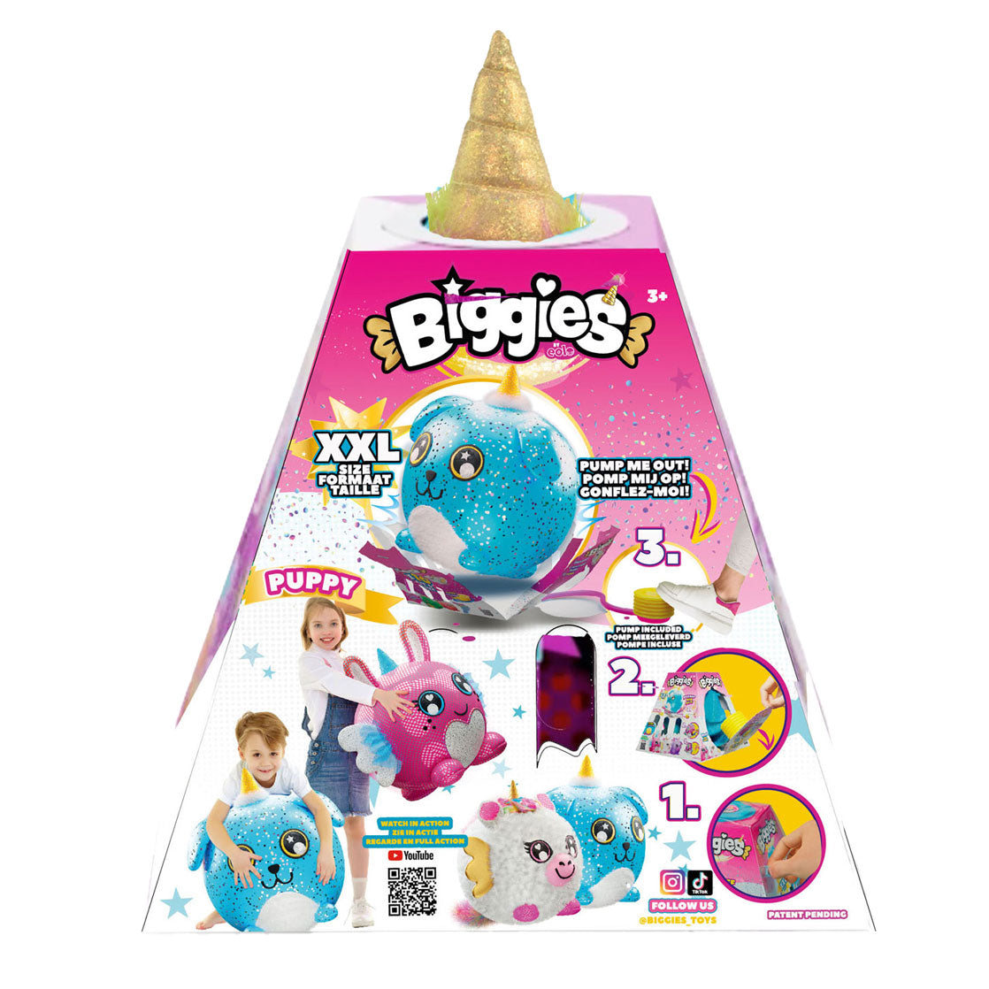 Biggies Hund Blue Blasable Umarmung