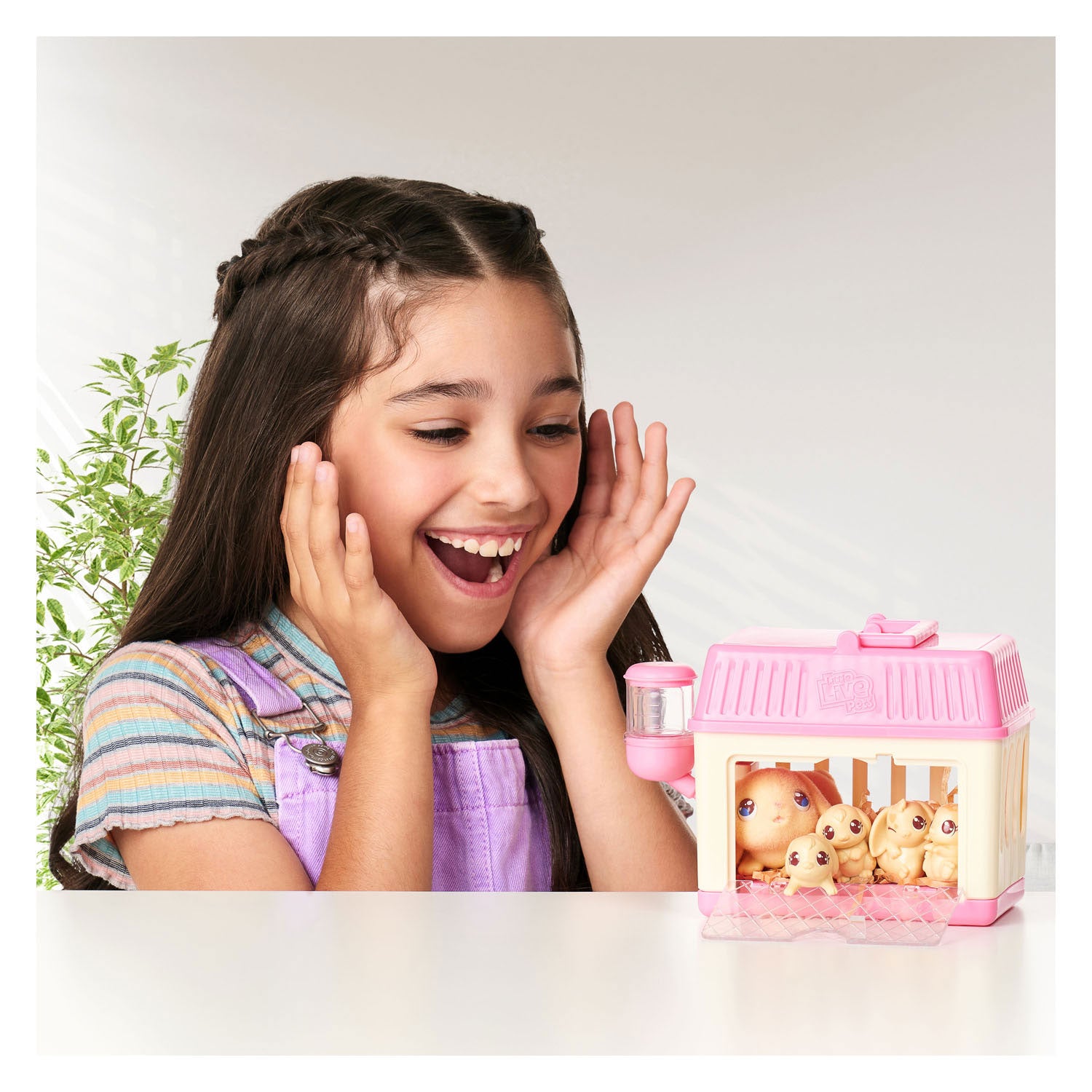 Elchspielzeug Little Live Pet Mama Überraschung Mini -Spiel Figur Kaninchen