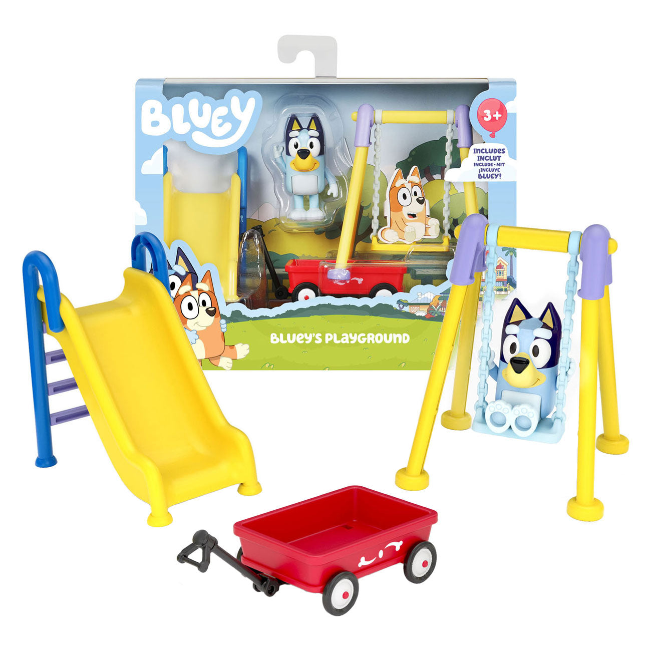 Elchspielzeug Bluey Mini Speelset Blueys Spielplatz