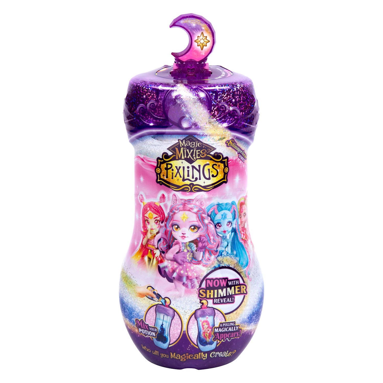 Spectron Mixies Shimmerverse -Pixlinge zeigen Pop Catlyn