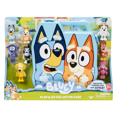 Bluey Go Koffer mit 8 Spielfiguren