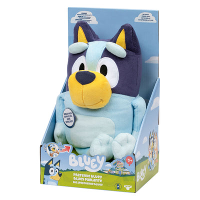 Elchspielzeug spricht über Bluey interaktive Umarmung