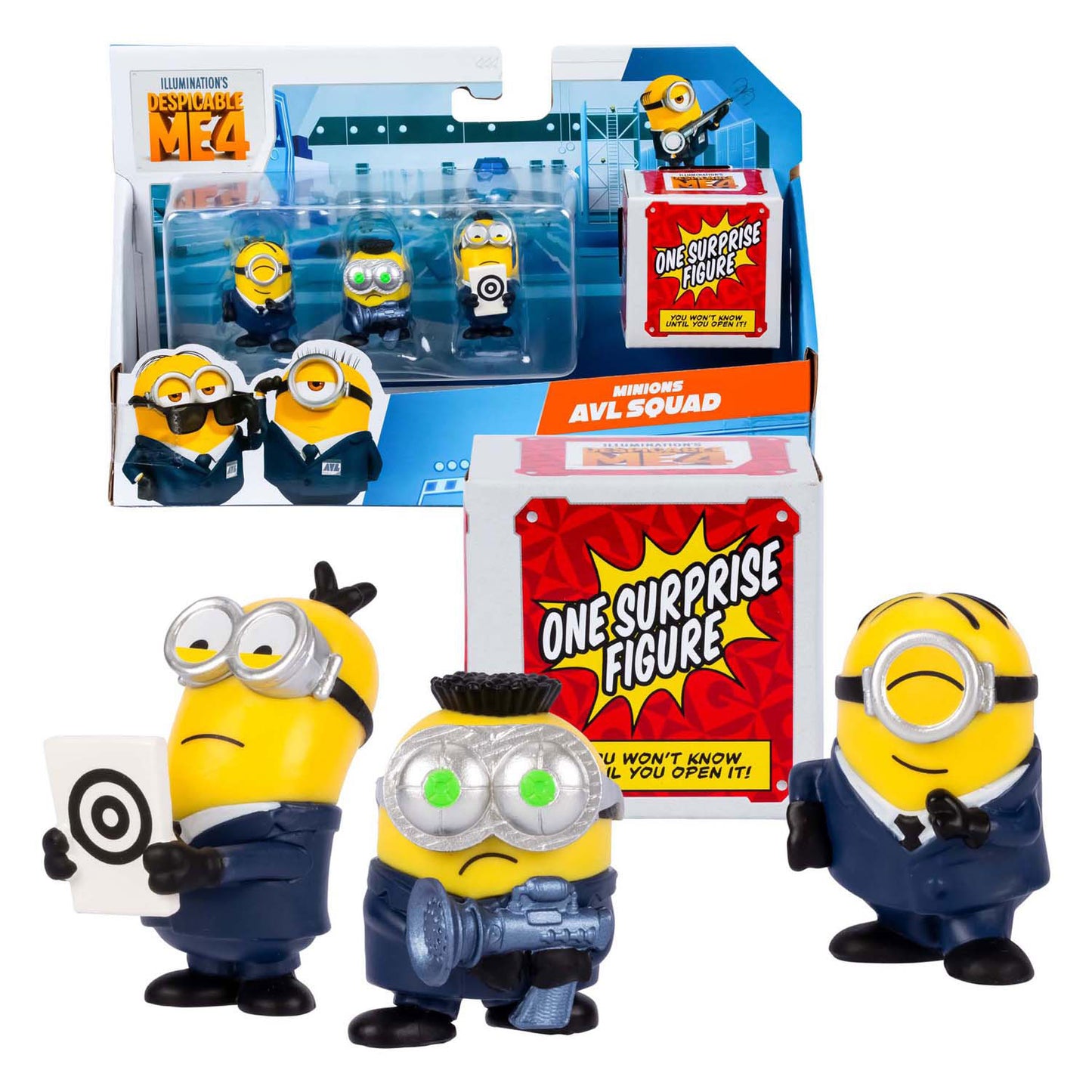 Bild Despicable Me 4 Party Bus Speel Figuren 4-Pack