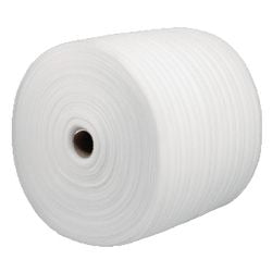 Verpackung aus Schaumstoff, versiegelte Luftzelle, 50 cm x 125 m, weiß