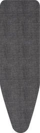 Brabantia Bügelbrettbezug B – 124 x 38 cm – Oberschicht – Jeansschwarz