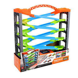 Race Track Deluxe mit 5 Schichten und 2 Autos