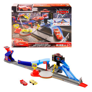 Disney Pixar Cars Mattel Cars Spielzeug-Rennstrecken-Kolbenbecher-Stunting-Speedway-Set.