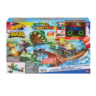 Heiße Räder Monster Trucks Sumpf Chomp Play Set