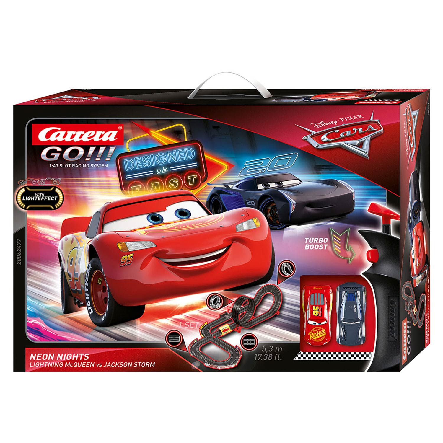 Carrera Go !!! RaceBaan - Autos Neonnächte