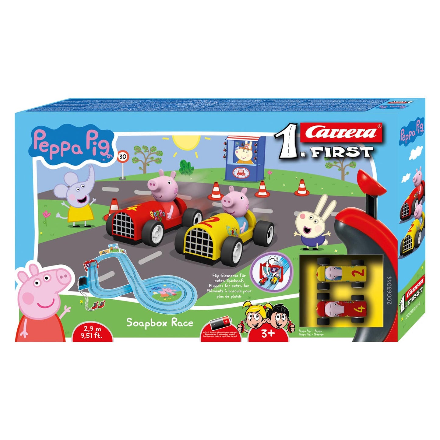 Carrera First Racebaan - Peppa Pig Seifenkastenrennen