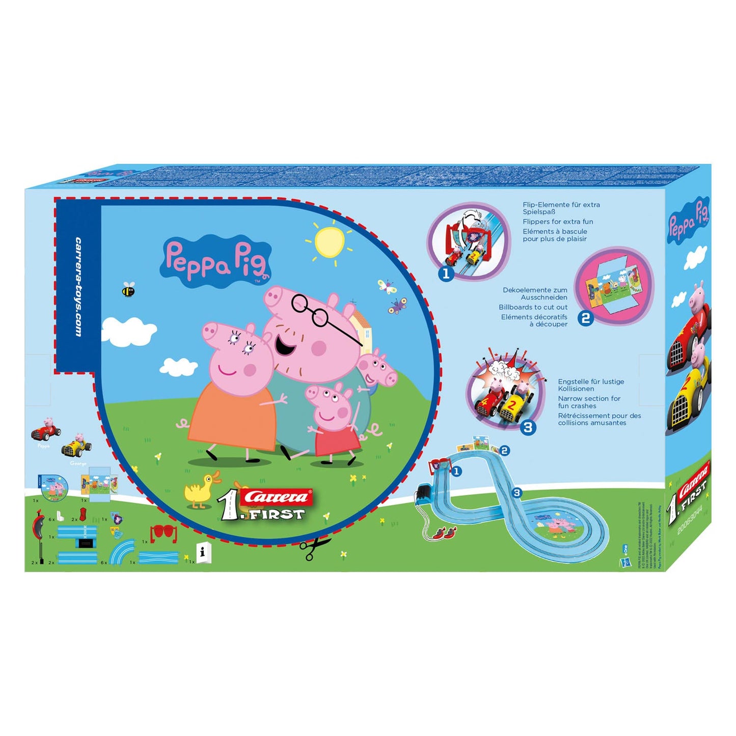 Carrera First Racebaan - Peppa Pig Seifenkastenrennen