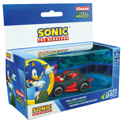 Sonic Pull Back Auto Team Racing Black Racing