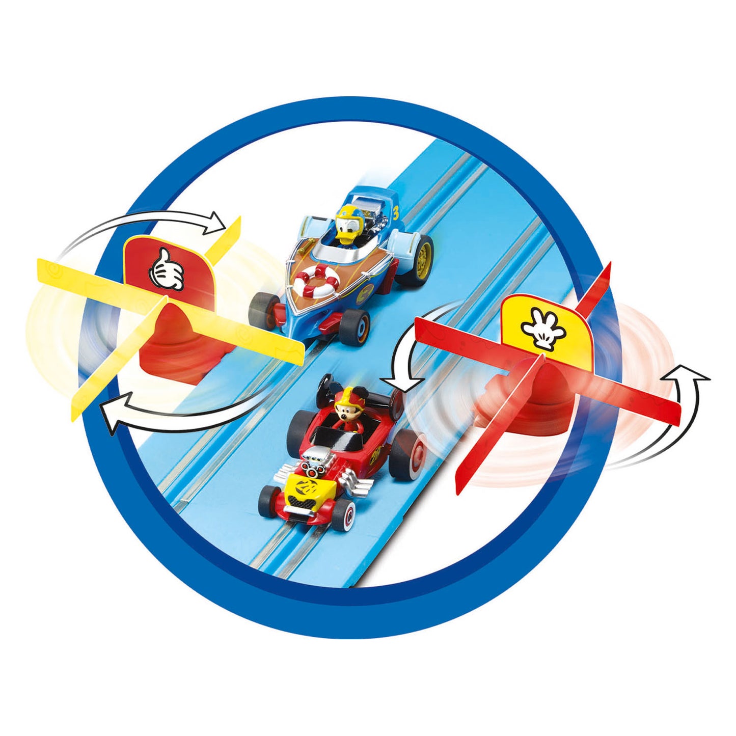 Carrera First RaceBaan - Mickeys lustiges Rennen
