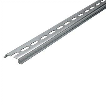 JMV DIN-Schiene TS35 verzinkt 6 mm mit Schlitz 2 m