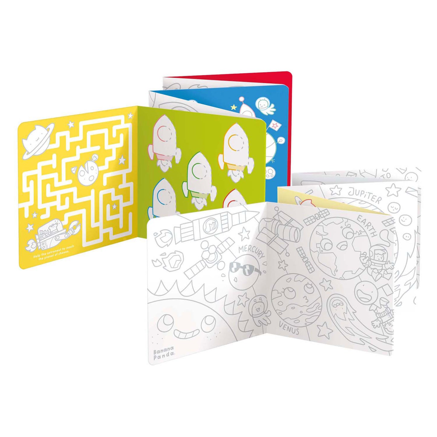 Bananenpanda – Malbuch Ich liebe Malseiten mit Platz