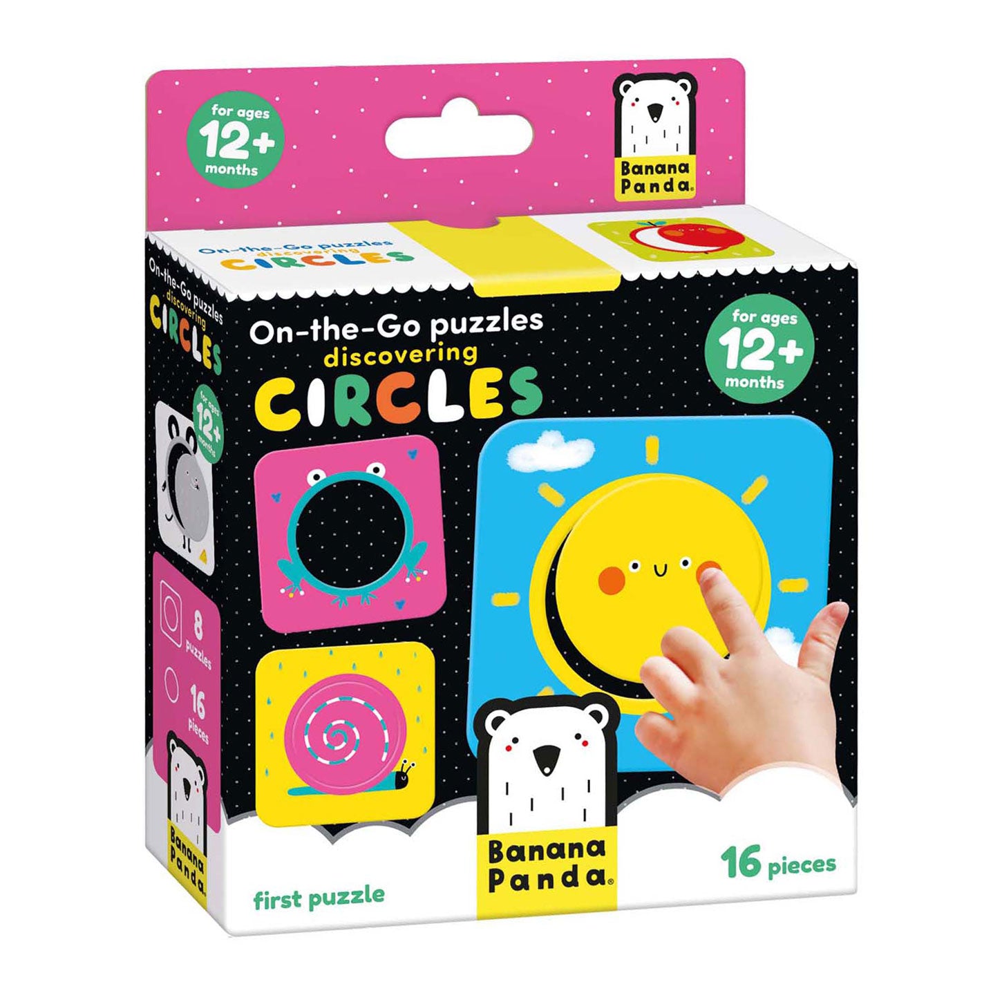 Banana Panda - auf --go -Puzzle Discover Cirkels - 16st.
