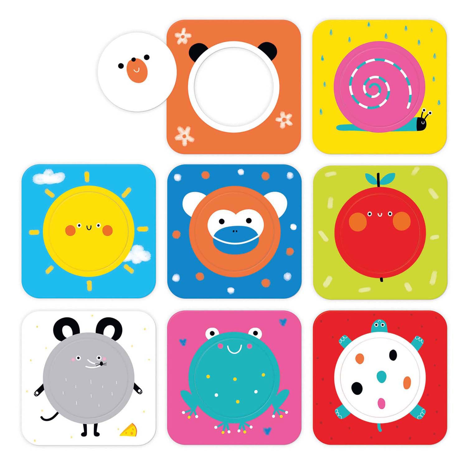Banana Panda - auf --go -Puzzle Discover Cirkels - 16st.
