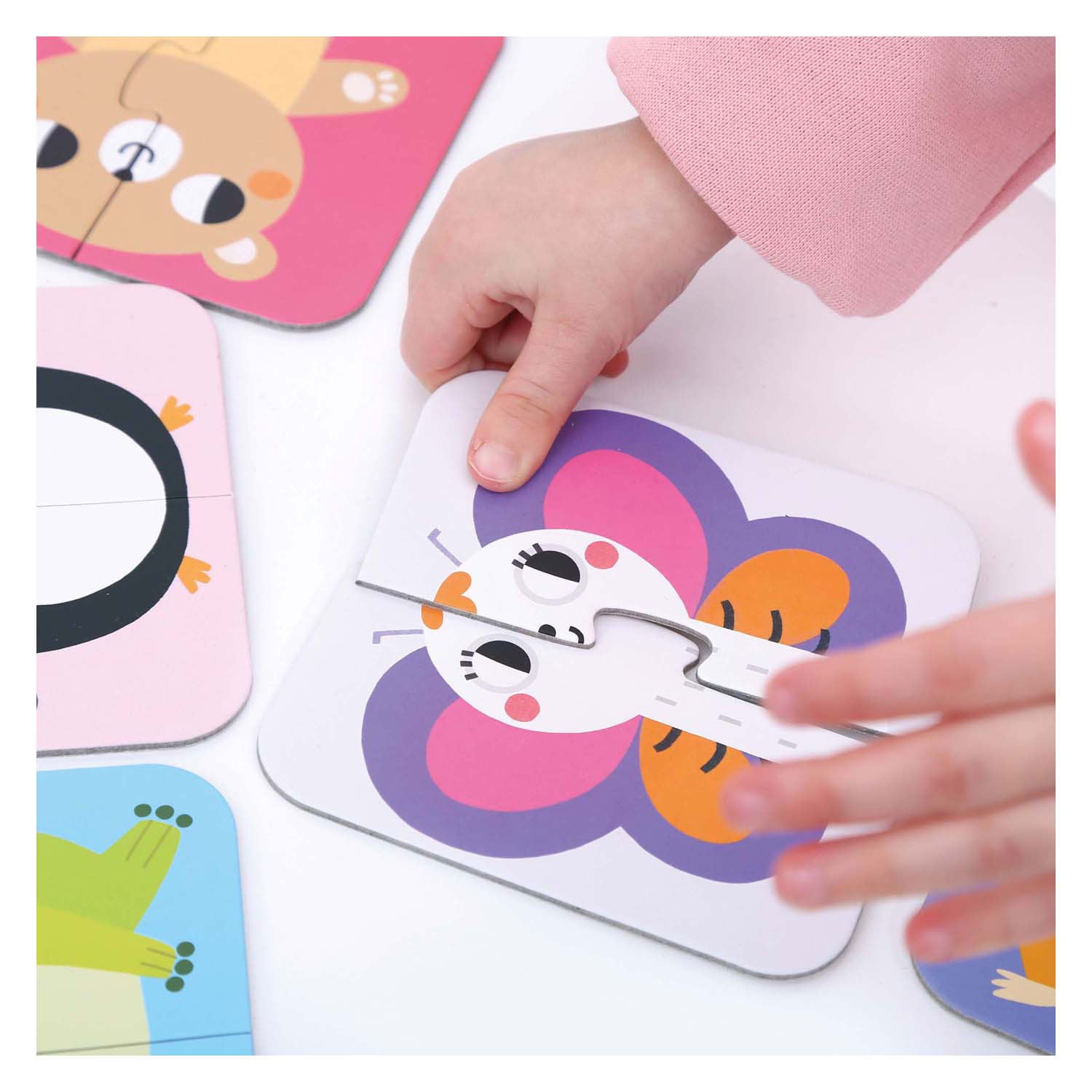 Banana Panda - auf --go -Puzzle -Halb -Tiere - 16st.