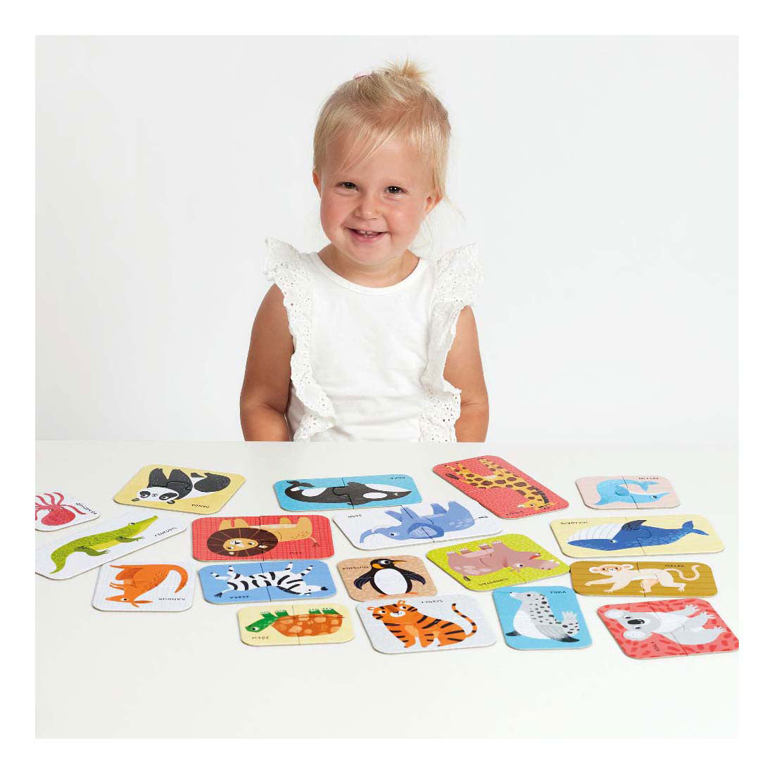 Bananenpanda - Puzzle Paare von Wildtieren - 18dlg.