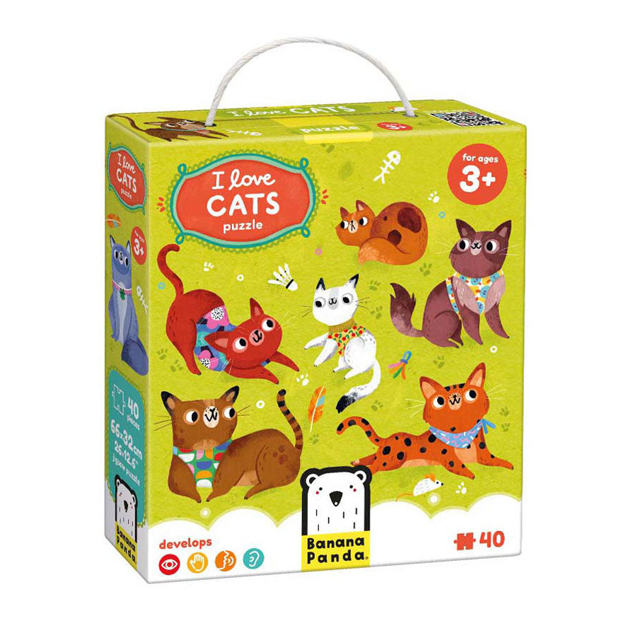 Banana Panda - Ich liebe Katzen -Puzzle - 60st.
