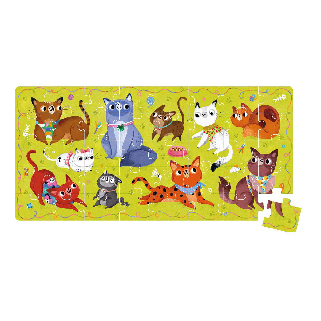 Banana Panda - Ich liebe Katzen -Puzzle - 60st.