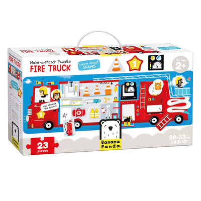 Banana Panda - Machen Sie den Puzzle -Matching Fire Truck - 23.