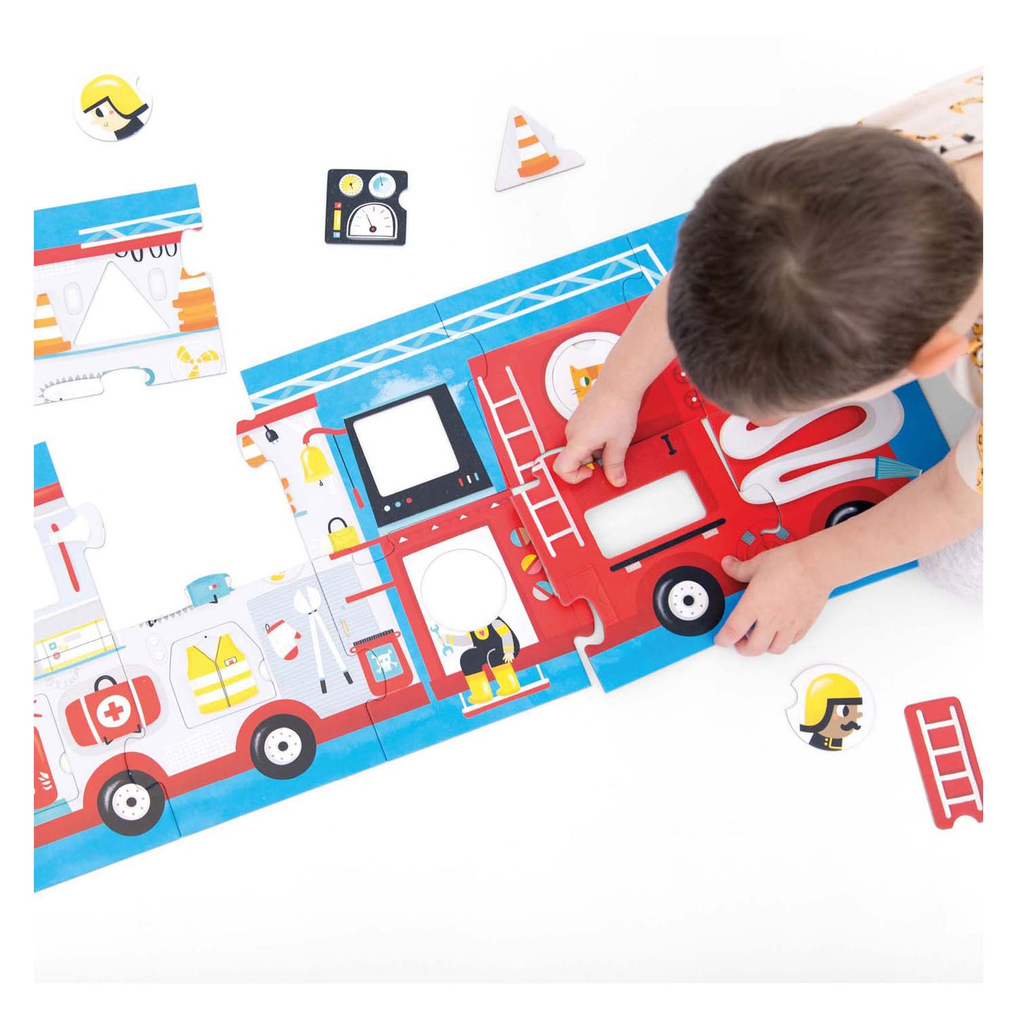 Banana Panda - Machen Sie den Puzzle -Matching Fire Truck - 23.