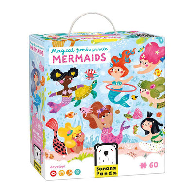 Banana Panda - Magische Jumbo -Puzzle -Meerjungfrauen - 60st.