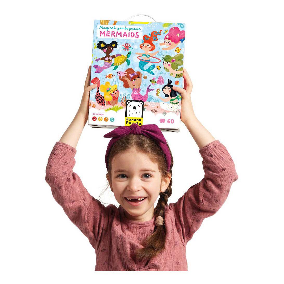 Banana Panda - Magische Jumbo -Puzzle -Meerjungfrauen - 60st.