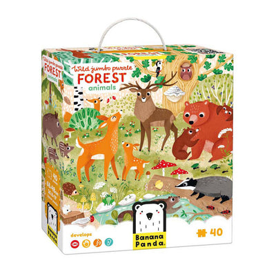 Banana Panda - Wild Jumbo Puzzle Forest -Tiere - 40..