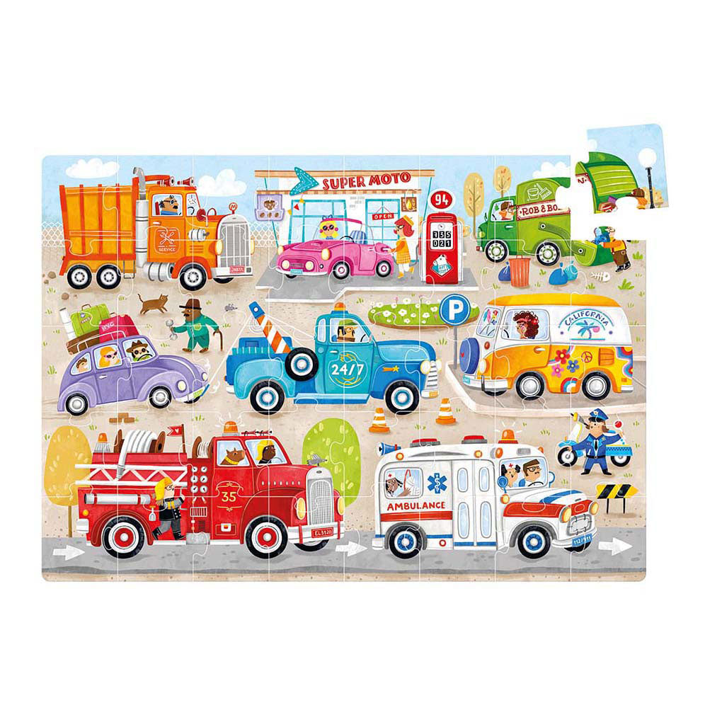 Banana Panda - Moto Jumbo Puzzle Cars - 40..